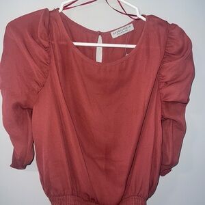 Paper Crane Rust Blouse